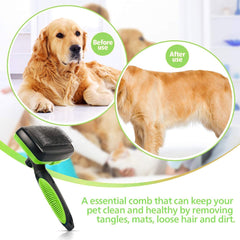 Self Cleaning Dog and Cat Brush