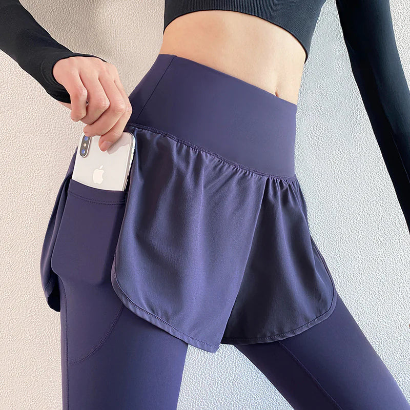 High-Waist Stretch Yoga Pants