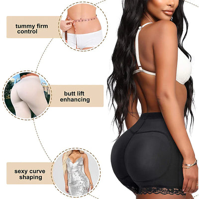 Booty Shaper Padded Underwear Panty Women's Butt Lifter & Hip Enhancer