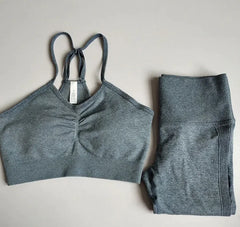 Yoga Pants 2 Piece Set with Tank Top and Pants