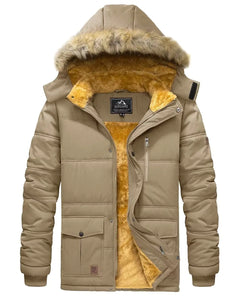 Windproof Flannel Winter Jacket