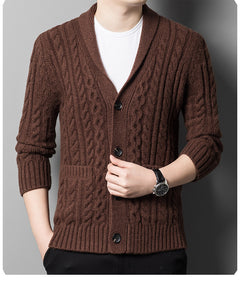 Autumn Twisted Knit Cardigan