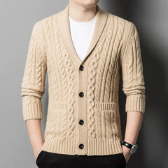 Autumn Twisted Knit Cardigan