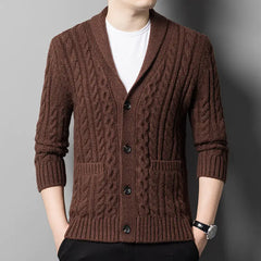 Autumn Twisted Knit Cardigan