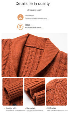 Autumn Twisted Knit Cardigan