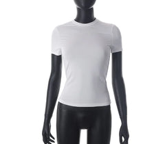 Casual Solid Color Cropped T-Shirt