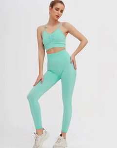 Yoga Pants 2 Piece Set with Tank Top and Pants