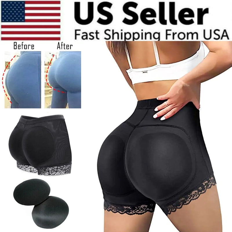 Booty Shaper Padded Underwear Panty Women's Butt Lifter & Hip Enhancer