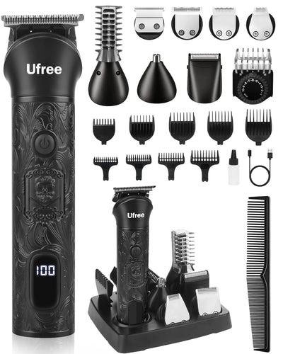 7-in-1 Men's Grooming Kit with Electric Trimmer