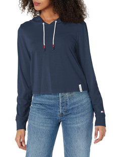 Performance Hooded Tee Navy XL